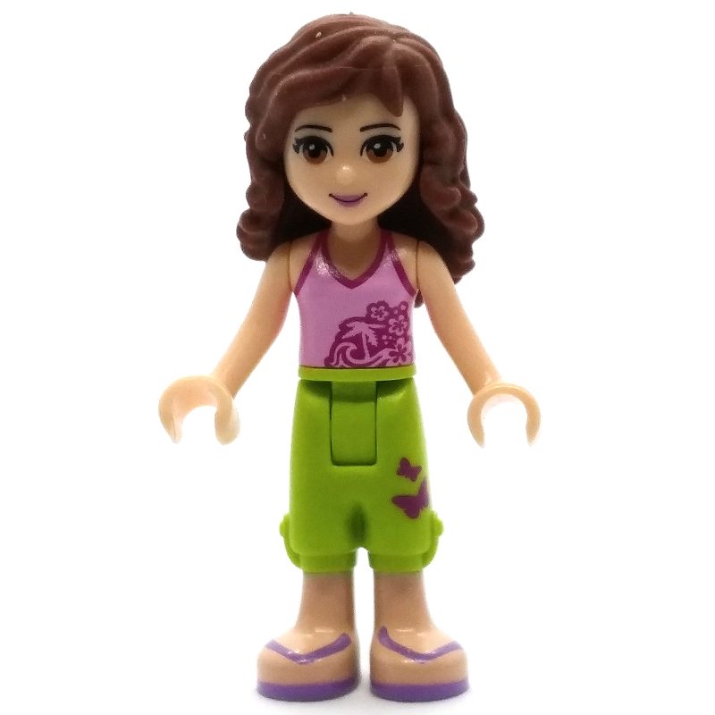 LEGO Olivia - Bright Pink Top, Lime Trousers (fig-000570)