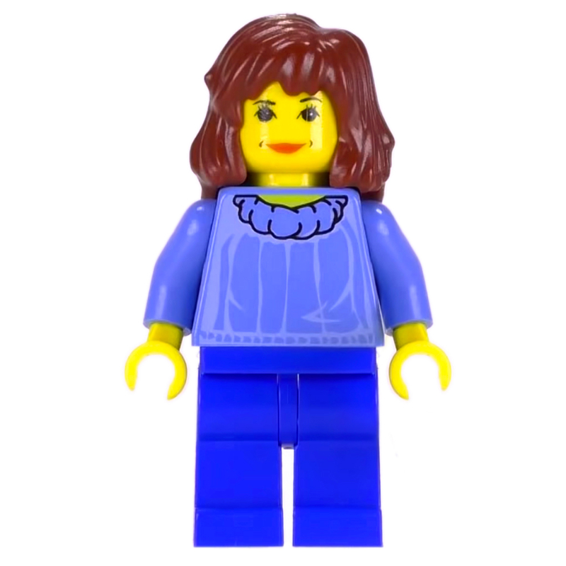 LEGO Hermione Granger, Yellow Skin, Medium Blue Sweater (fig-000593)
