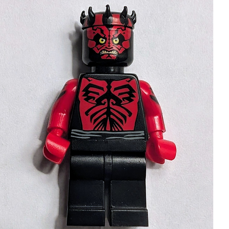 LEGO Darth Maul, Horns, Printed Red Arms (fig-000601)