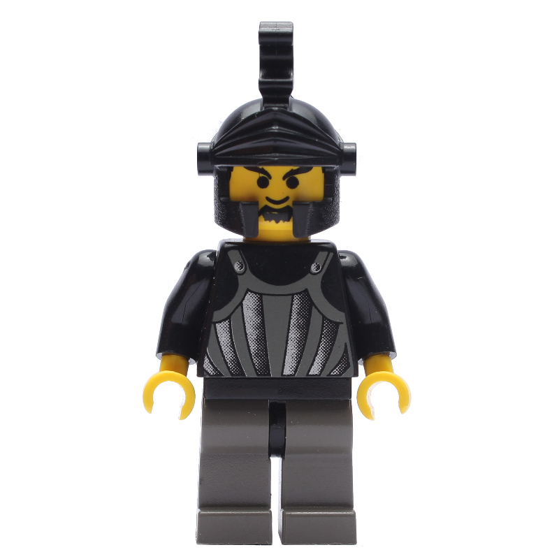 LEGO Knight (Fright Knights) - Black Helmet, no Plume (fig-000646)