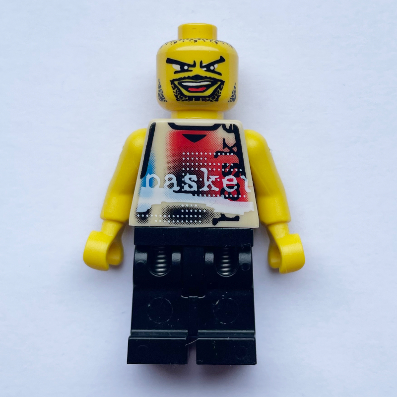 LEGO Basketball Player, Tan Torso, Black Legs (fig-000649)