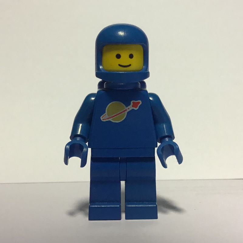 LEGO Classic Spaceman, Blue with Airtanks (3842b Helmet) (fig-000742)