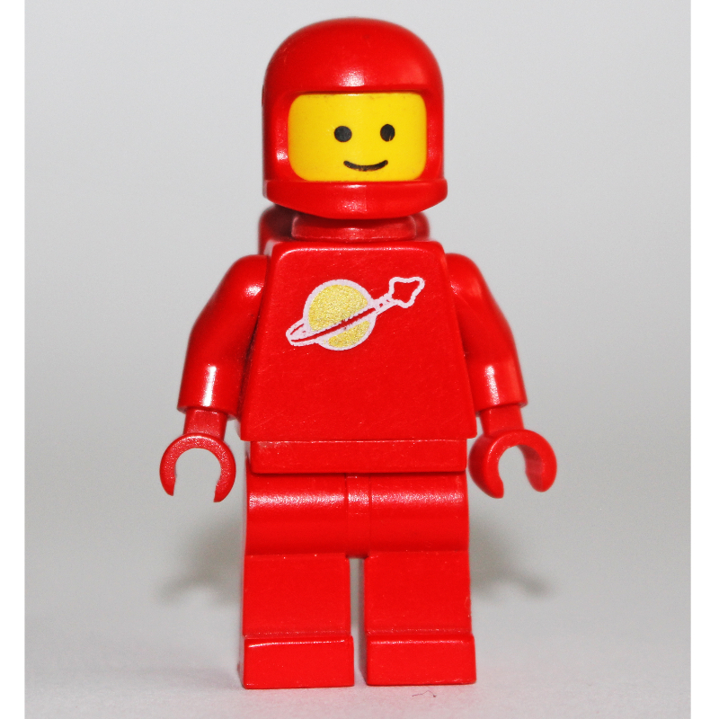 LEGO Classic Spaceman, Red with Airtanks (3842b Helmet) (fig-000745)