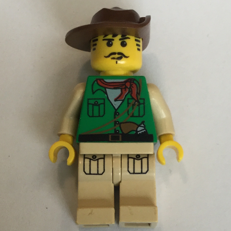 LEGO Johnny Thunder, Printed Legs (Expedition) (fig-000748)