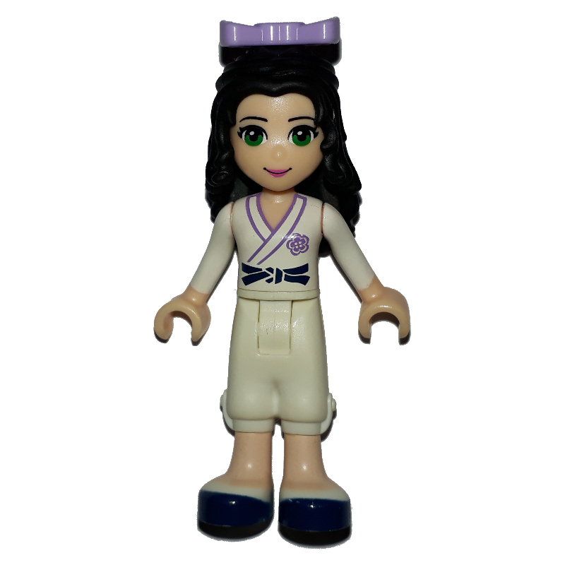 LEGO Emma - White Robe, White Trousers, Karate (fig-000758)