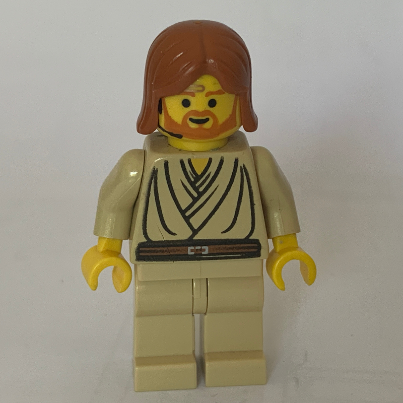 LEGO Obi-Wan Kenobi, Yellow Skin, Headset (fig-000773)