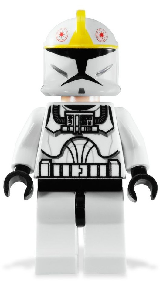 LEGO Clone Pilot, Phase I Armor, Brown Eyes (fig-000806)