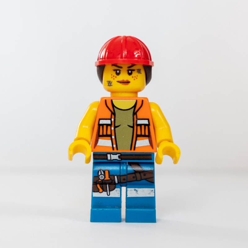 LEGO Gail the Construction Worker (CMF) (fig-000814)