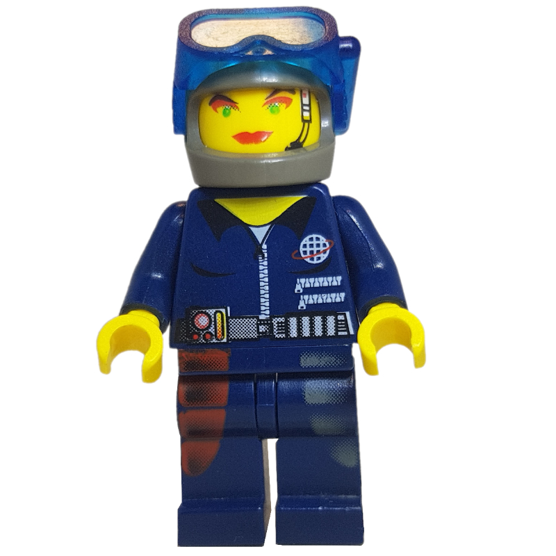 LEGO Cam with Trans-Dark Blue Diving Mask (fig-000846)