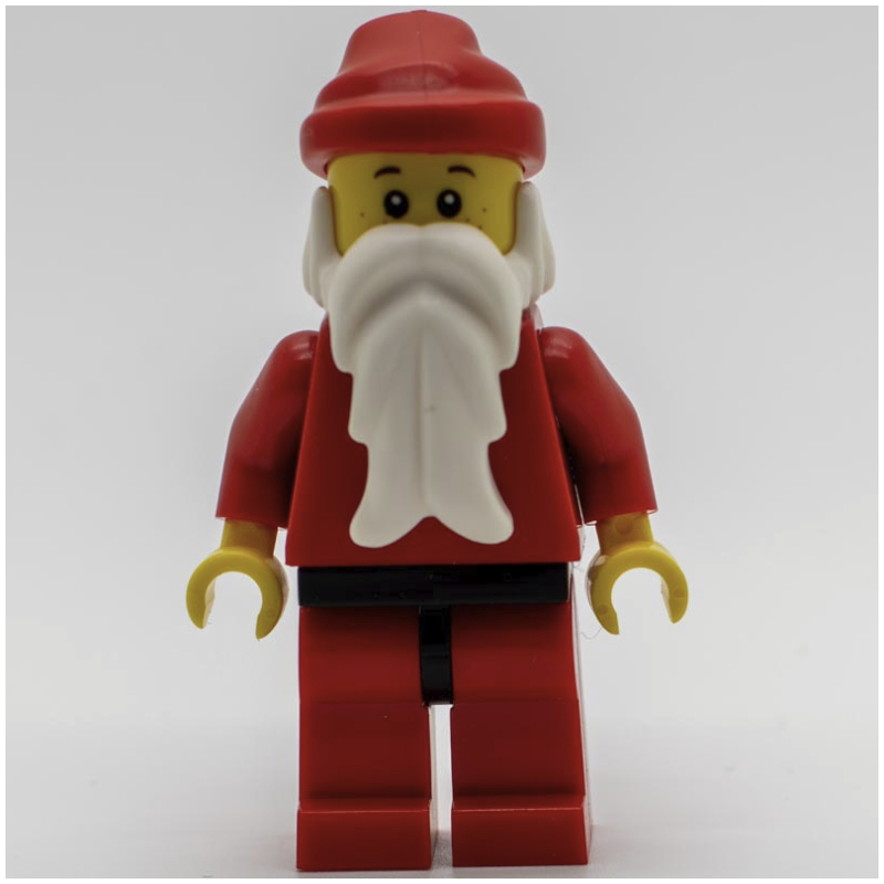 LEGO Santa, Freckles, Red Legs with Black Hips (fig-000860)