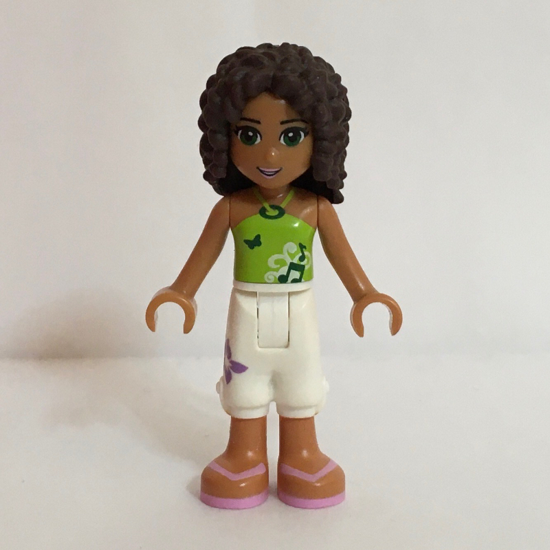 LEGO Andrea - Lime Top, White Trousers (fig-000861)