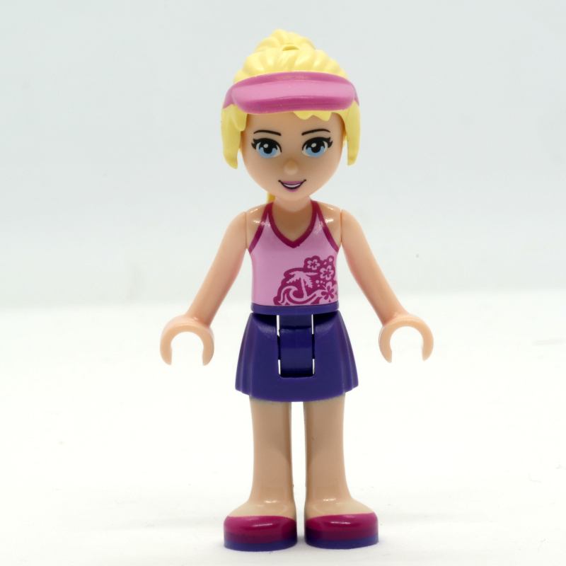 LEGO Stephanie - Bright Pink Top, Dark Purple Skirt (fig-000906)