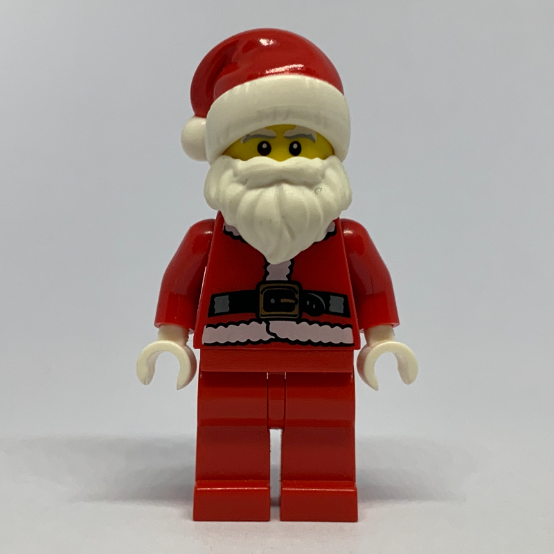 LEGO Santa, Coat and Belt, Plain Red Legs, Santa Hat (3626b Head) (CMF) (fig-000943)