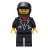 Racer, Black Torso, Black Legs, Black Helmet