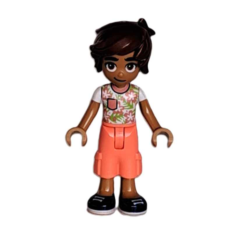 LEGO Leo - White/Coral Top, Coral Pants (fig-000989)