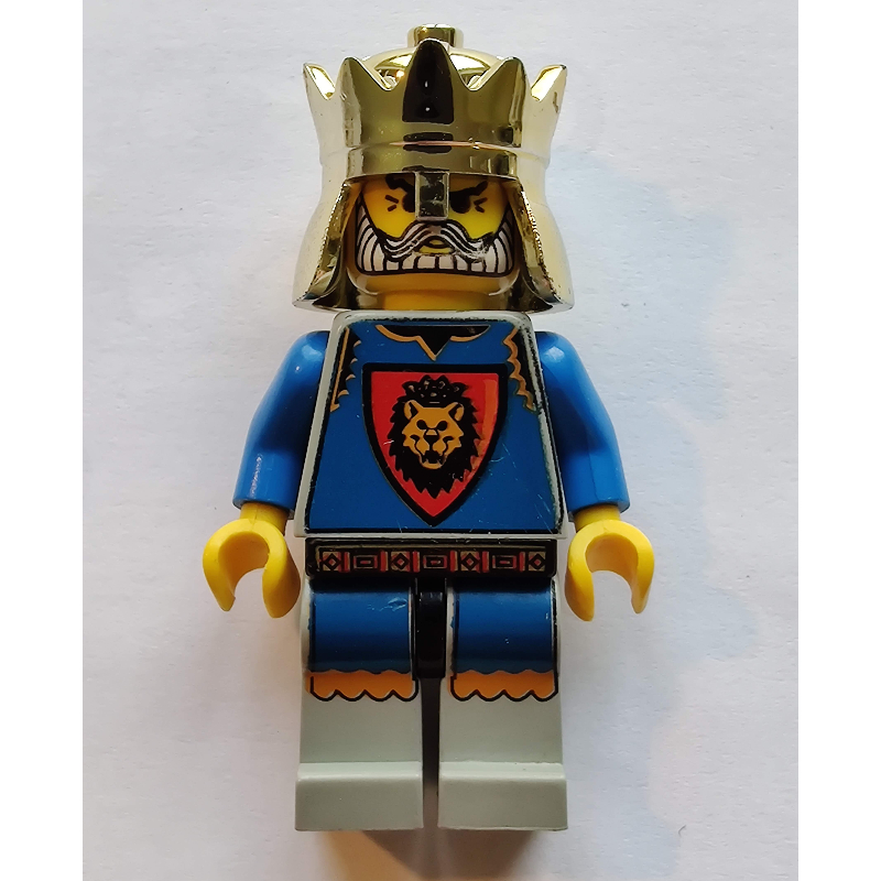 LEGO King Leo (Knights Kingdom I) - Lion Shield, Crown (fig-001002)