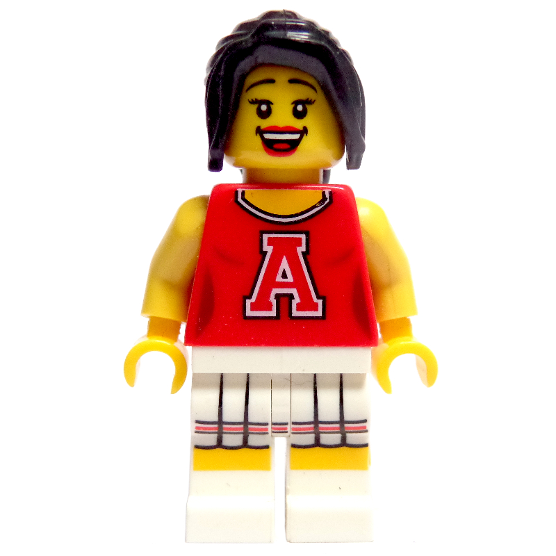 LEGO Red Cheerleader (fig-001064)