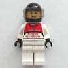 Race Driver, White Torso, White Legs, Black Helmet, Audi