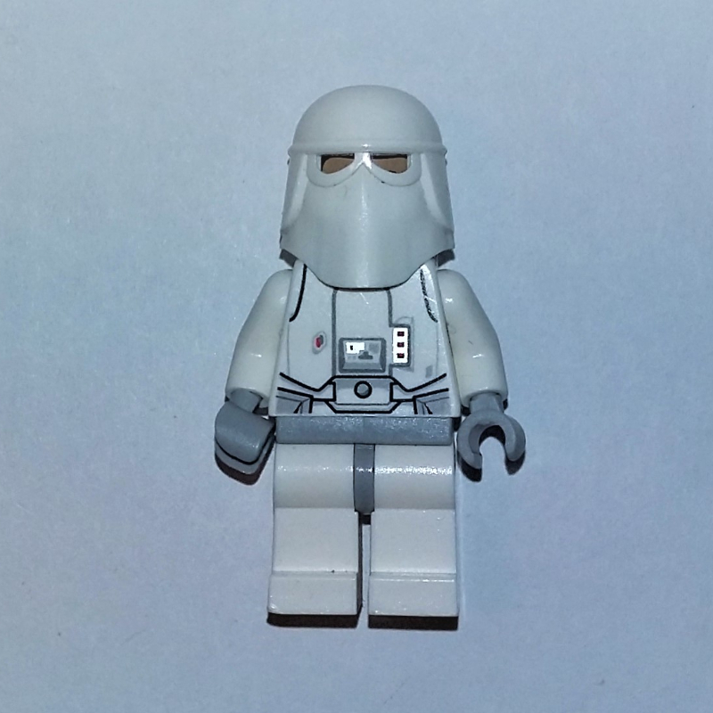 LEGO Snowtrooper, Light Bluish Gray Hips, Printed Black Head, Light Bluish Gray Hands (fig-001101)