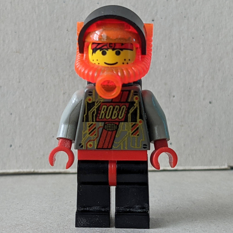 LEGO RoboForce, Red with Plain Legs (fig-001104)