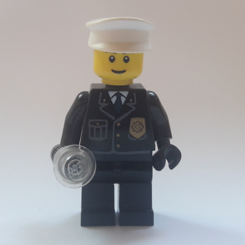 LEGO Policeman, Light Up Flashlight [Complete Assembly] (fig-001107)