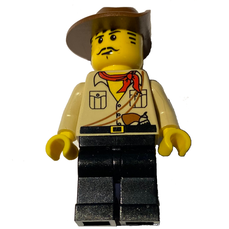 LEGO Johnny Thunder (Desert) with Chin Scar (fig-001108)