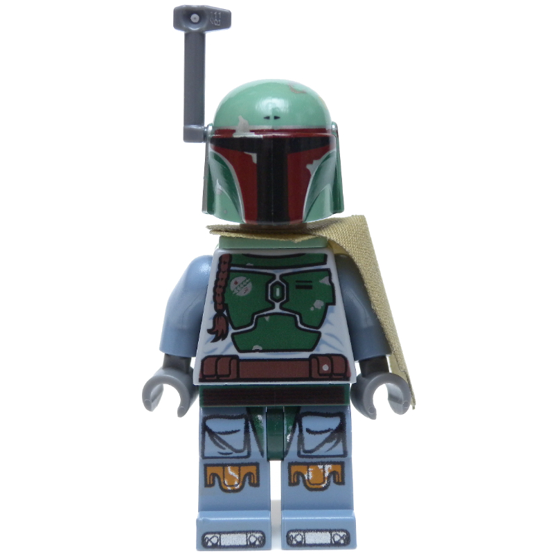 LEGO Boba Fett, Helmet, Jetpack Neckwear, Olive Green Pauldron, Dark Green Hips (fig-001109)