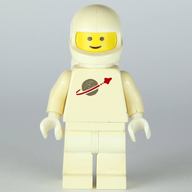 LEGO Classic Spaceman, White with Airtanks (2446 Helmet) (3626c Head) (3838 Airtank) (fig-001117)
