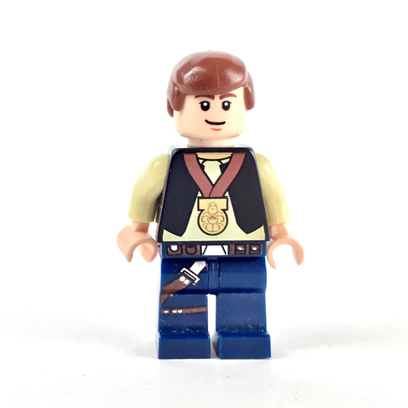 LEGO Han Solo, Printed Medal, Black Vest (fig-001122)