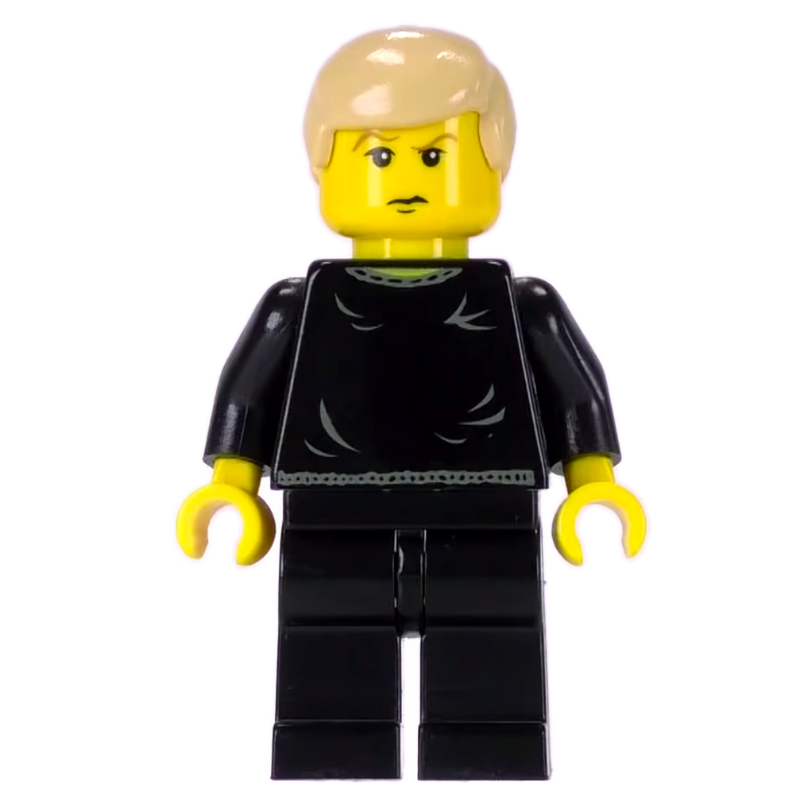 LEGO Draco Malfoy, Yellow Skin, Black Sweater (fig-001139)