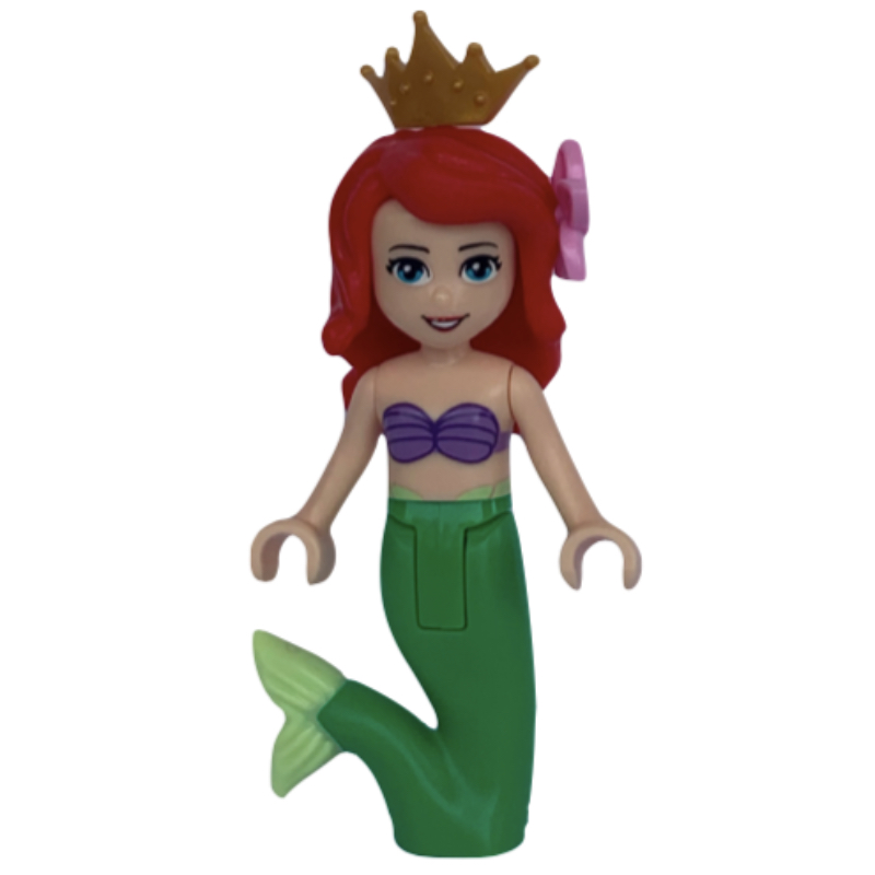 LEGO Ariel - Mermaid Form, Flower, Crown (fig-001173)