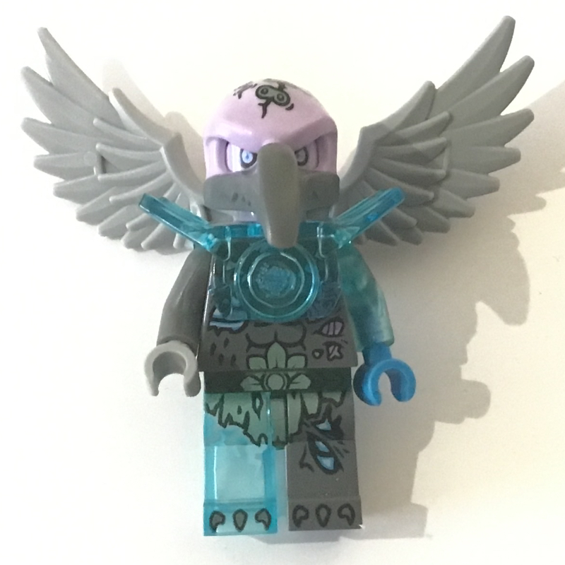 LEGO Vornon with Trans-Light Blue Shoulder Armor (fig-001174)