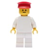 Man - White Torso, White Legs, Red Hat