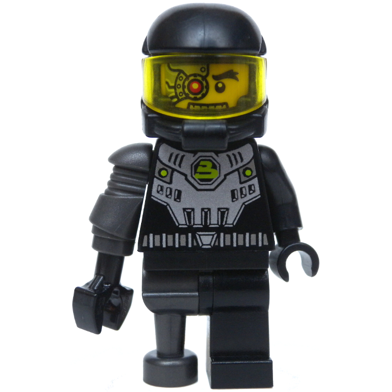 LEGO Space Villain - Pearl Dark Gray Peg Leg (fig-001217)
