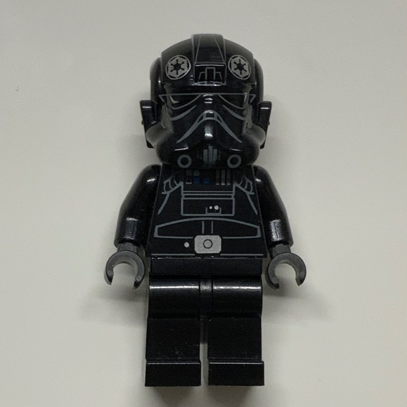 LEGO TIE Pilot, Plain Legs, Printed Light Nougat Head (Rebels) (fig-001227)