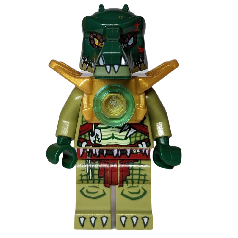 LEGO Cragger with Pearl Gold Shoulder Armor (fig-001233)
