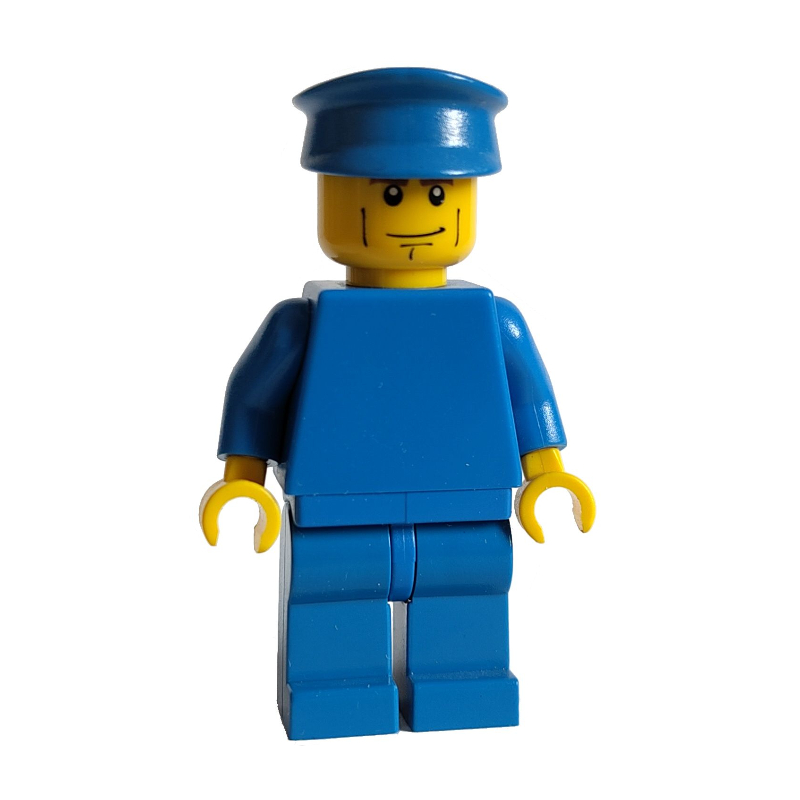 LEGO Blue Torso, Blue Legs, Blue Hat (fig-001243)