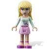 Stephanie - Light Aqua Top, Bright Pink Skirt