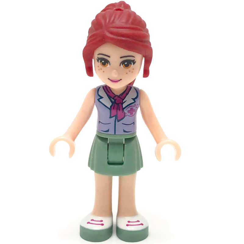 LEGO Mia - Lavender Blouse, Sand Green Skirt (fig-001377)