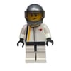 Race Driver, White Torso, White Legs, Flat Silver Helmet, McLaren