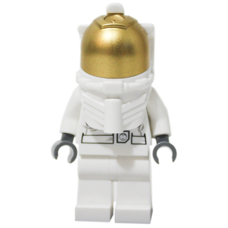 LEGO Astronaut, White, Diver Helmet, Gold Visor (fig-001411)
