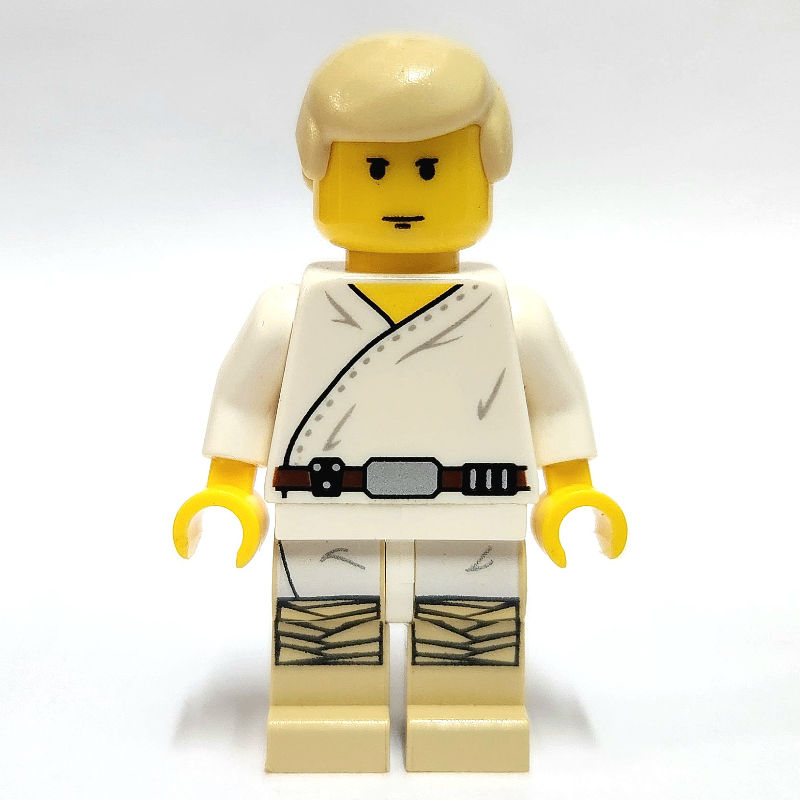 LEGO Luke Skywalker, White Robe, Yellow Skin (3626c Head) (fig-001413)