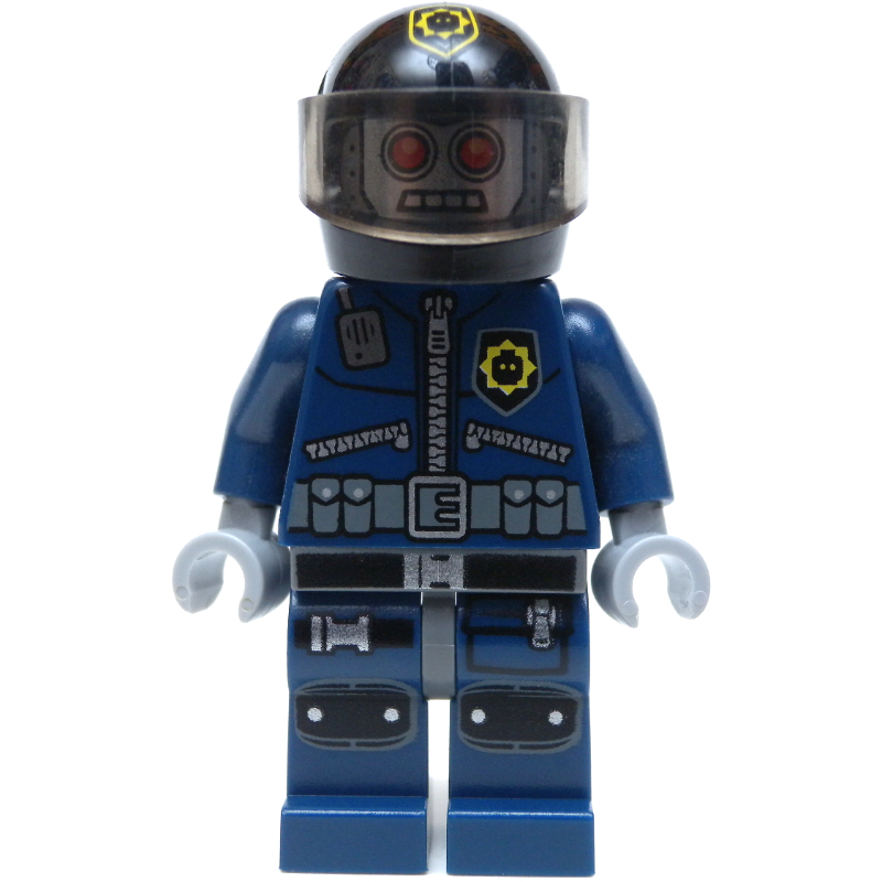LEGO Robot Police with Helmet (fig-001439)