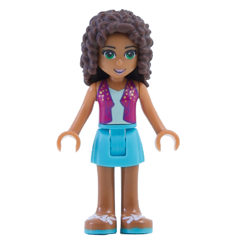 LEGO Andrea - Magenta Jacket, Medium Azure Skirt (fig-001458)