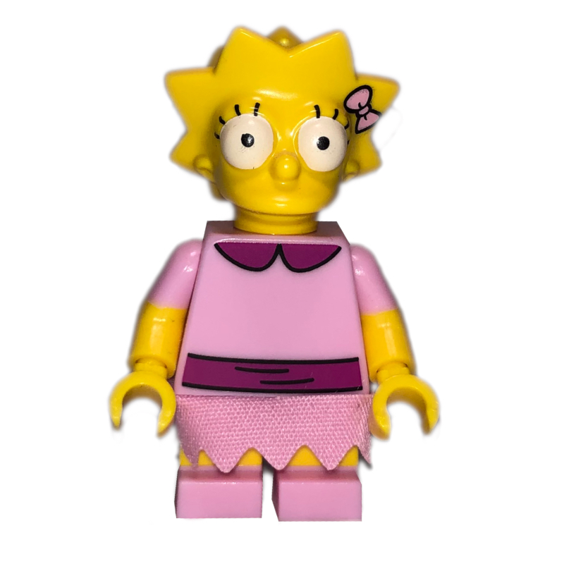 LEGO Lisa Simpson in Pink Dress (CMF) (fig-001471)
