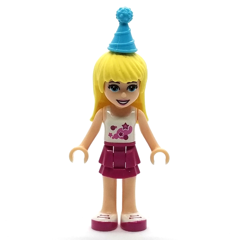 LEGO Stephanie - White Top, Magenta Skirt (fig-001497)
