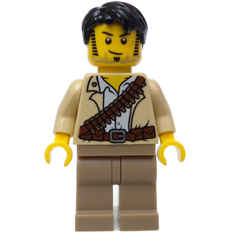 LEGO Jake Raines with Ammo Belt (3626b Head) (fig-001512)
