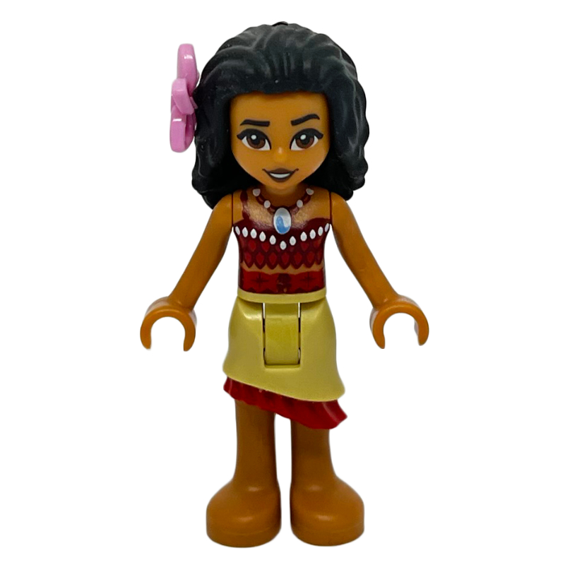 LEGO Moana - Red Shirt, Tan Skirt (fig-001555)