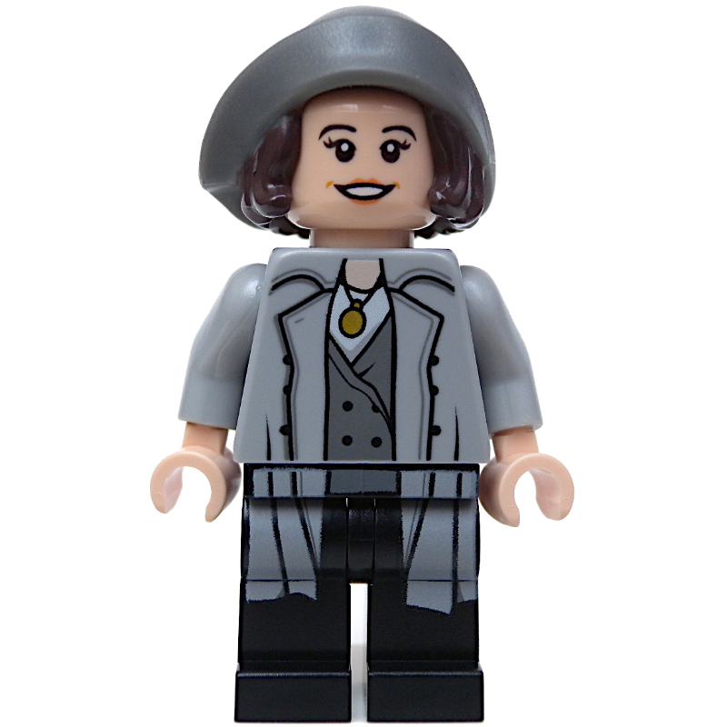 LEGO Tina Goldstein, Long Light Bluish Gray Coat (Dimensions) (fig-001557)