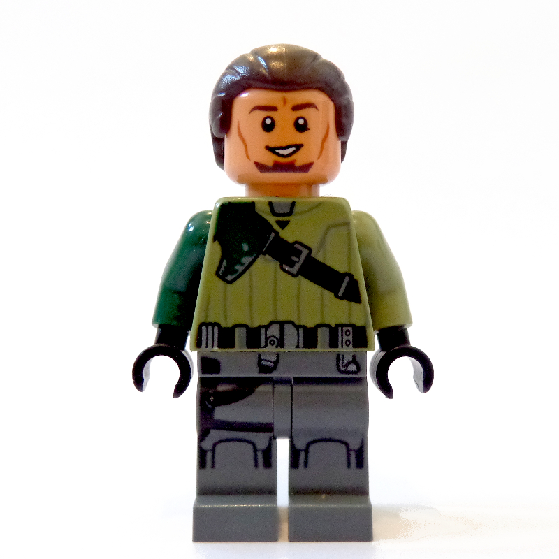 LEGO Kanan Jarrus, Dark Brown Hair, Dark Brown Eyebrows (fig-001566)